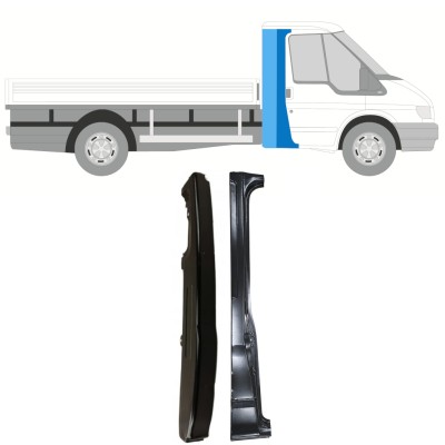 Reparationsplade til stolpe til Ford Transit 2000-2013 / Højre / Enkelt kabine / Sæt 14900