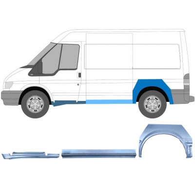 FORD TRANSIT 2000-2013 KORT AKSELAFSTAND MONTERINGSDELE / SÆT / VENSTRE