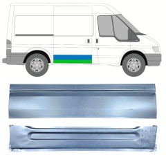 Reparationsplade skydedør indre og ydre til Ford Transit 2000-2013 / Højre / Sæt 12664
