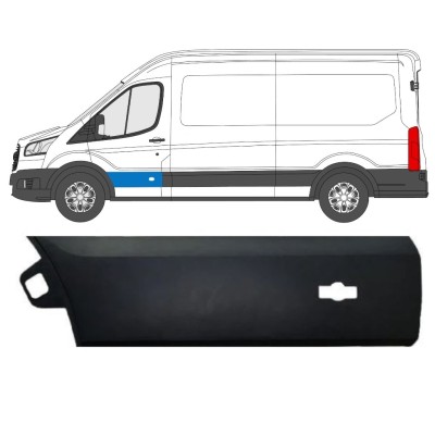 Pynteliste dør til Ford Transit 2014- / Venstre 14661