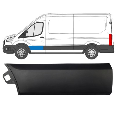 Pynteliste dør til Ford Transit 2014- / Venstre 14658
