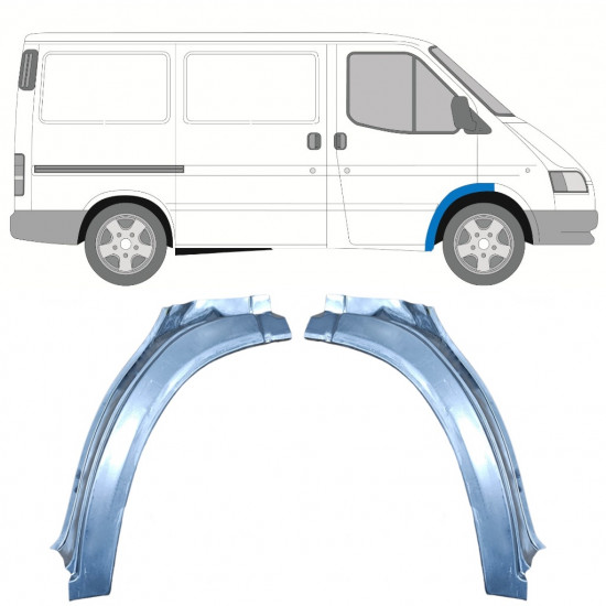 Skærmkant reparationsplade til Ford Transit 1985-1991 / Sæt 11579