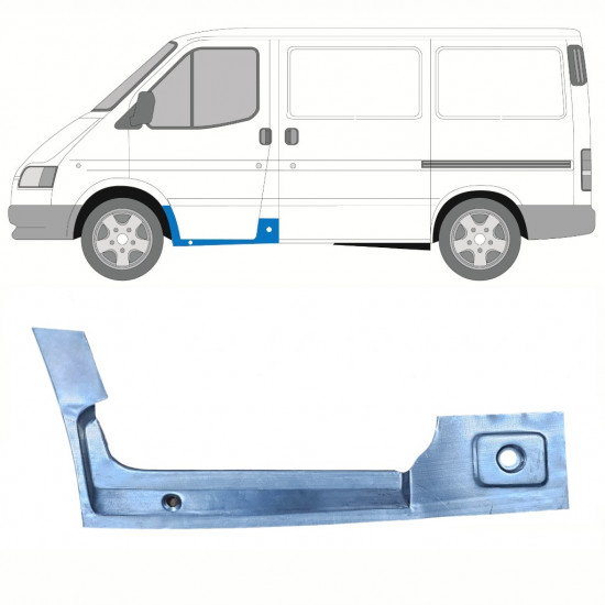 Reparationsdel til forreste dørtrin indvendig til Ford Transit 1991-2000 / Venstre 8428