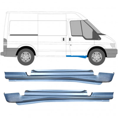 Reparationsdel til forreste dørtrin til Ford Transit 2000-2013 / Venstre+Højre / Sæt 10622