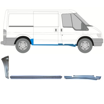 Reparationspanel sæt til Ford Transit 2000-2013 / Højre / 15019