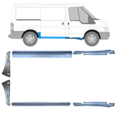 Reparationspanel sæt til Ford Transit 2000-2013 / Venstre+Højre / 15021