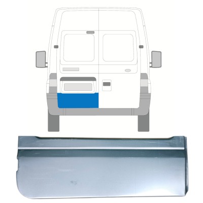 FORD TRANSIT 2000-2013 REPARATIONSDEL TIL BAGDØR PANEL / VENSTRE