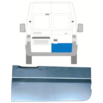 FORD TRANSIT 2000-2013 REPARATIONSDEL TIL BAGDØR PANEL / HØJRE