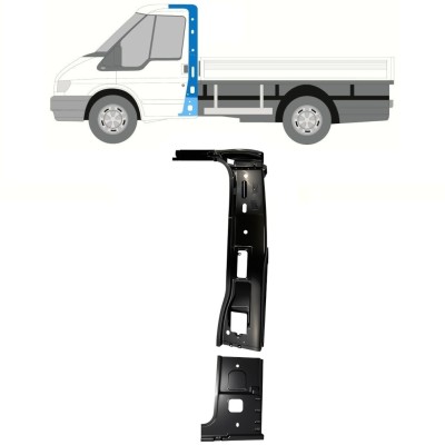 Indvendig stolpe reparationsplade til Ford Transit 2000-2013 / Venstre / Sæt 16933