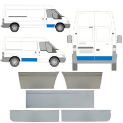 Reparationspanel til dør til Ford Transit 2000-2013 / Venstre+Højre / Sæt 11388