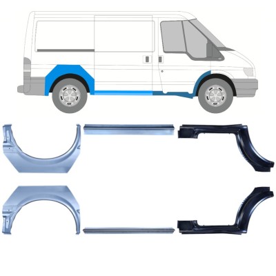 Reparationspanel sæt til Ford Transit 2000-2013 / Venstre+Højre / 15024