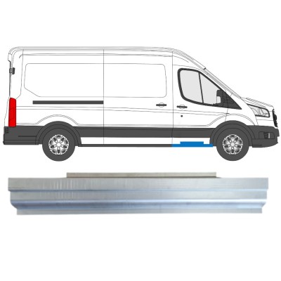 Dørpanel reparationsplade til Ford Transit 2014- / Venstre = Højre (symmetrisk) 14737
