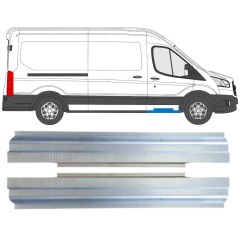 Dørpanel reparationsplade til Ford Transit 2014- / Venstre+Højre / Sæt 16141