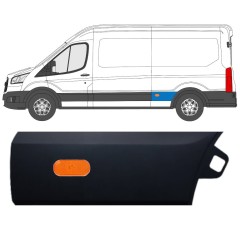 Pynteliste til bagskærm til Ford Transit 2014- / Venstre / Sæt 11691