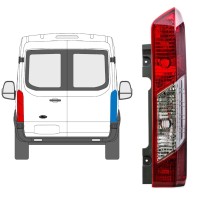 Baglygte til Ford Transit 2014- / Højre 16092