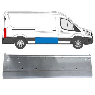 Reparationsplade til skydedør til Ford Transit 2014- / Højre 14919