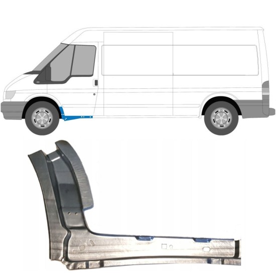 Dørpanel reparationsplade indvendig til Ford Transit 2000-2013 / Venstre 11908