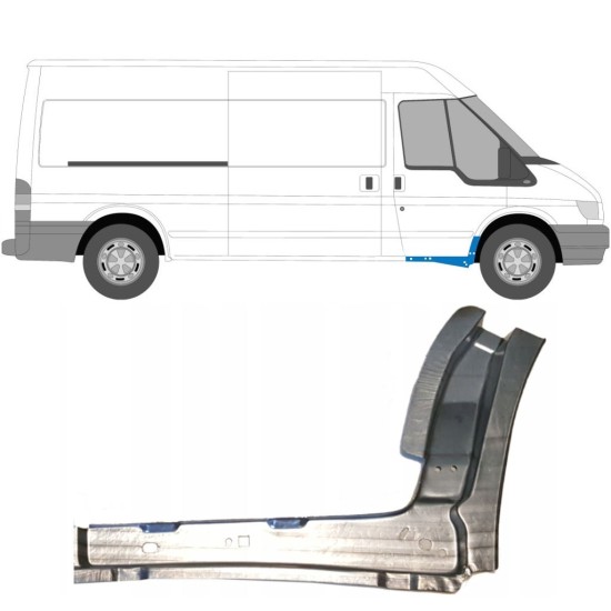 Dørpanel reparationsplade indvendig til Ford Transit 2000-2013 / Højre 11907