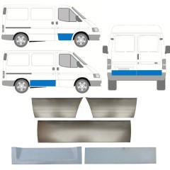Reparationspanel til dør til Ford Transit 1986-2000 / Venstre+Højre / Sæt 11395