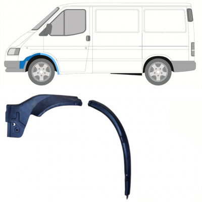 FORD TRANSIT 1991-2000 FRONT INDRE HJUL BUEN / SÆT / VENSTRE