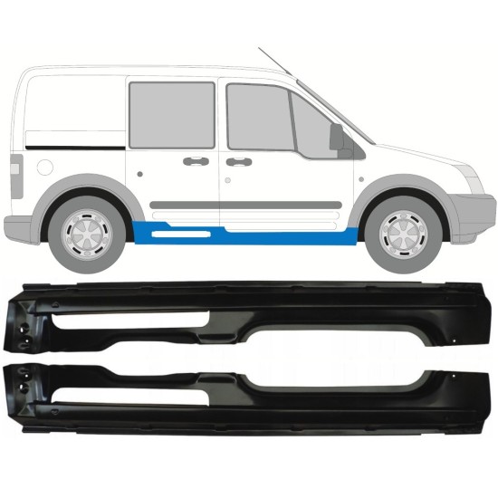 Dørpanel til Ford Transit Connect 2003-2013 / Venstre+Højre / Sæt 17150