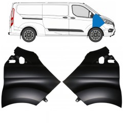 Forskærm til Ford Transit Custom 2017-2021 / Venstre+Højre / Sæt 17100