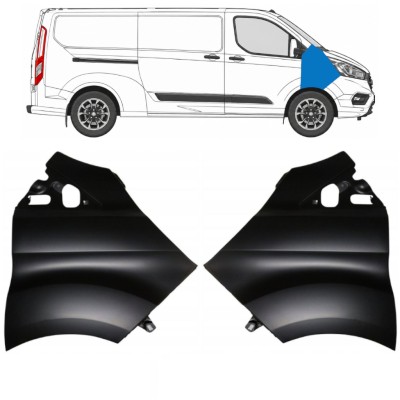 Forskærm til Ford Transit Custom 2017-2021 / Venstre+Højre / Sæt 17100