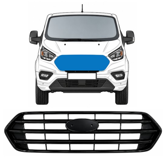 Grill til Ford Transit Custom 2017-2023 17258