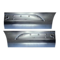 Reparationsplade dør foran til Ford Transit Custom 2013- / Venstre+Højre / Sæt 15967