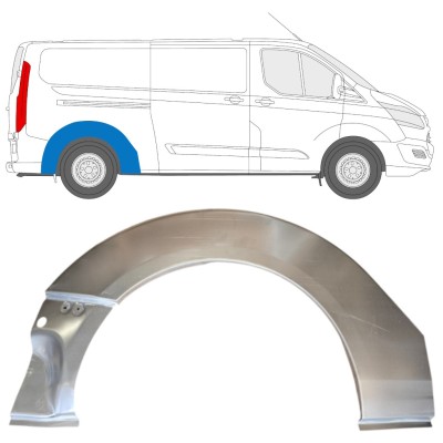 Dørpanel reparationsplade til Ford Transit Custom 2013- / Højre 14647