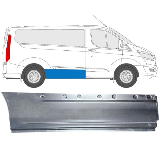 Sideplade til Ford Transit Custom 2013- / Højre 15973