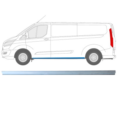 Reparationsplade til nederste del af dørpanel til Ford Transit Custom 2013-2023 / Venstre 16895
