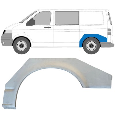 Bagskærm reparationspanel til Volkswagen Transporter T5 2003-2015 / Venstre 14763