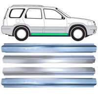 Reparationspanel til dørpanel + indre reparationspanel til dørpanel til Mazda Tribute 2001-2008 / Venstre+Højre 15599