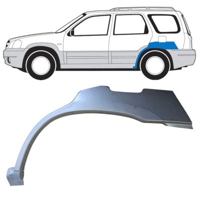 Bagskærm reparationspanel til Mazda Tribute 2001-2008 / Venstre 15781