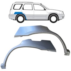 Bagskærm reparationspanel til Mazda Tribute 2001-2008 / Venstre+Højre / Sæt 15782