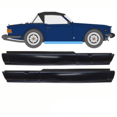 Dørpanel til Triumph TR6 1969-1976 / Venstre+Højre / Sæt 10762