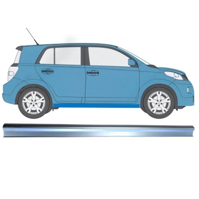 Reparationsplade til nederste del af dørpanel til Toyota Urban Cruiser 2008-2016 / Venstre = Højre (symmetrisk) 15993