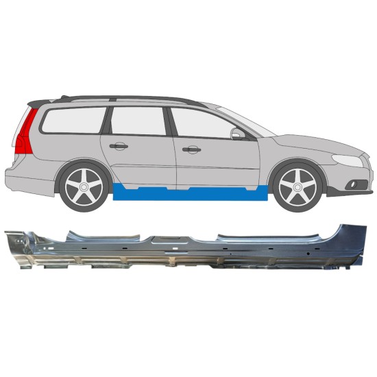 Dørpanel til Volvo V70 2007-2016 / Højre 16274