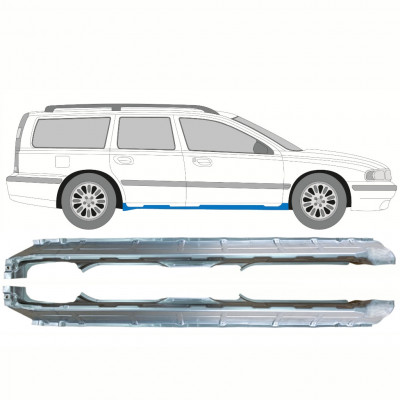 Dørpanel reparationsplade til Volvo V70 2000-2007 / Venstre+Højre / Sæt 10344