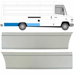 Bagskærm reparationspanel til Mercedes Vario 1996- / Højre / Sæt 8545