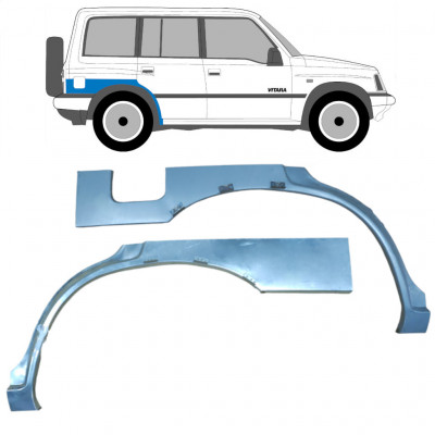 Bagskærm reparationspanel til Suzuki Vitara 1996-2003 / Venstre+Højre / Sæt 9554