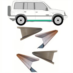 Dørpanel reparationsplade indre + ydre til Suzuki Vitara 1996-2003 / Venstre = Højre (symmetrisk) / Sæt 10311