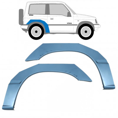 Bagskærm reparationspanel til Suzuki Vitara 1988-1998 / Venstre+Højre / Sæt 11066