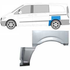 Bagskærm reparationspanel til Mercedes Vito W639 2003-2014 / Venstre / Sæt 9278