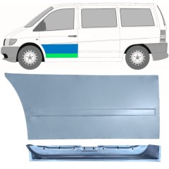 Reparationsplade dør foran indre og ydre til Mercedes Vito I W638 1996-2003 / Venstre / Sæt 12017