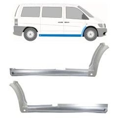Dørpanel + reparationsplade til forskærm til Mercedes Vito I W638 1996-2003 / Sæt 11504