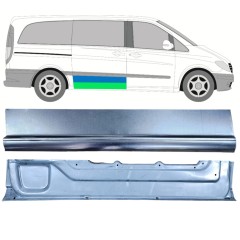 Reparationsplade skydedør indre og ydre til Mercedes Vito W639 2003-2014 / Højre / Sæt 12046