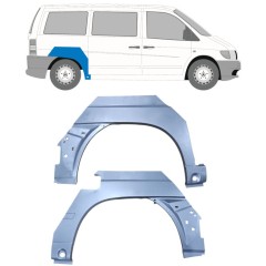 Bagskærm reparationspanel til Mercedes Vito I W638 1996-2003 / Venstre+Højre / Sæt 9475