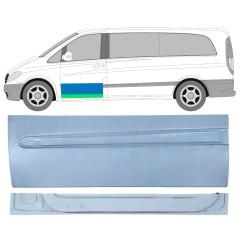 Reparationsplade dør foran indre og ydre til Mercedes Vito W639 2003-2014 / Venstre / Sæt 12646